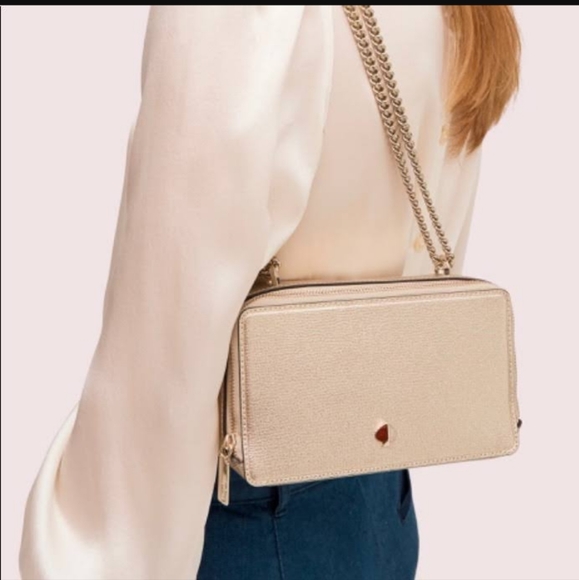 36. KATE SPADE IZZY CONVERTABLE DOUBLE ZIP! - Picture 2 of 5